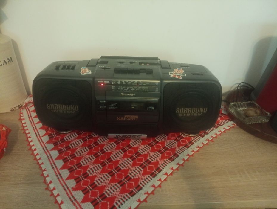 Dublu Radio Casetofon Sharp WQ T-370H