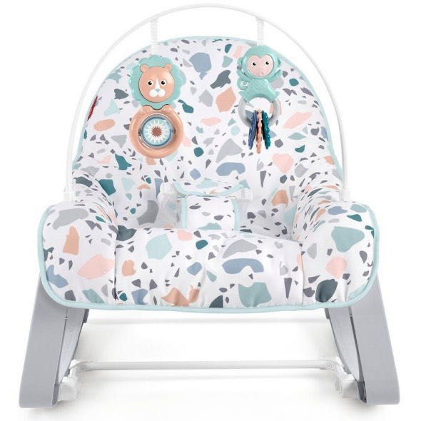 Шезлонг Fisher Price с вибрация 2в1