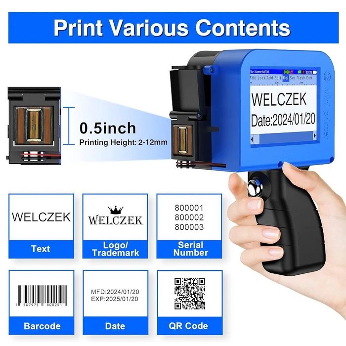 Маркиратор дата сана принтер Датер Маркировщик штрих QR код апарат