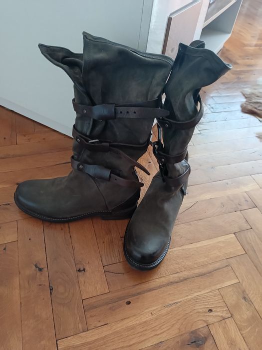 Ботуши естествена кожа, произход Италия