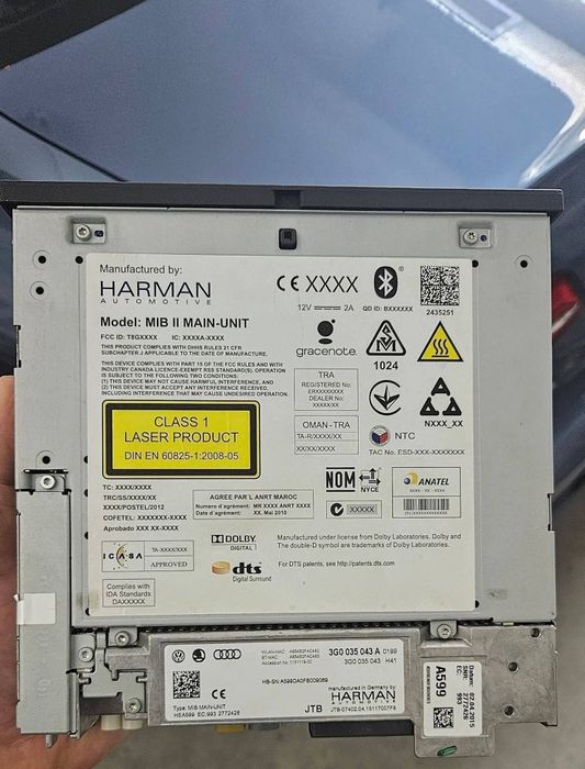 Harman MIB II Discover Pro main unit VW