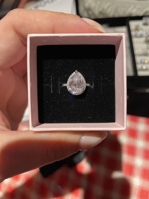 Inel Pandora AG 925 model lacrima (tear drop) mas 52 nepurtat