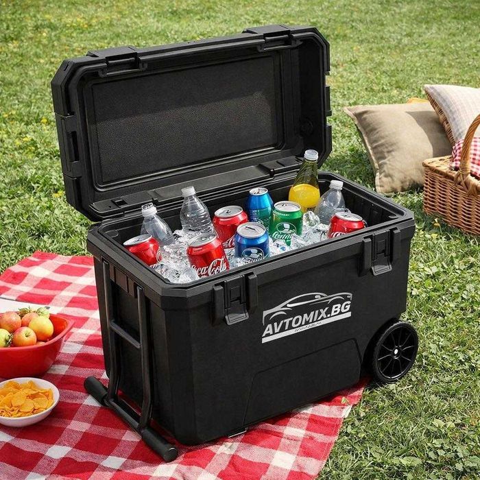 Охладителна кутия за лед и съхранение на храна, 50 л
