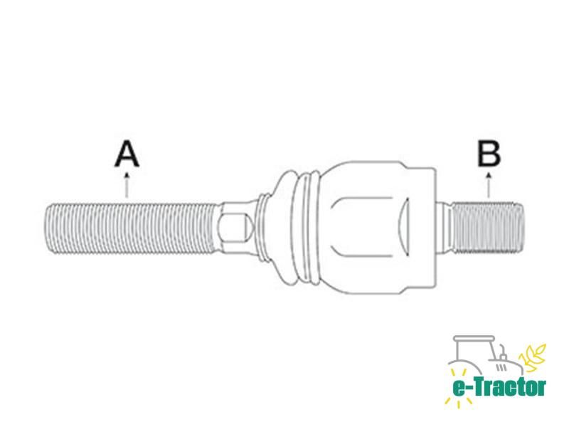 Capat de bara tractor Case IH 1968463C1