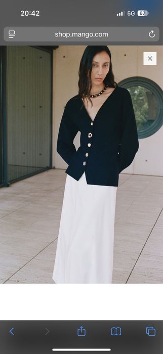 Елегантна жилетка MANGO XL