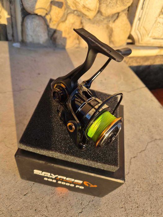 Комплект въдица и макара за щука и бяла риба. Savage gear SG4 SG8