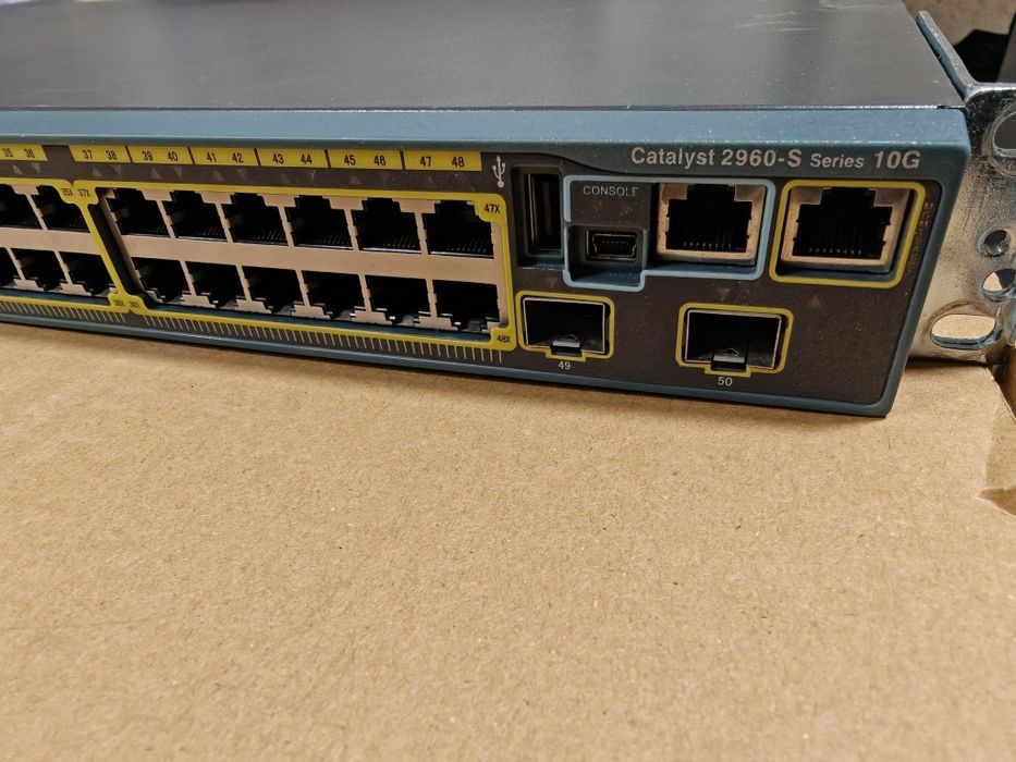 Cisco 2960-S 2x10G SFP+ ,48x1GB Ports + Stack Module