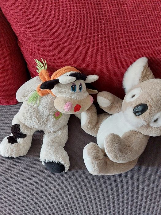 Плюшени играчки кравичка и мече