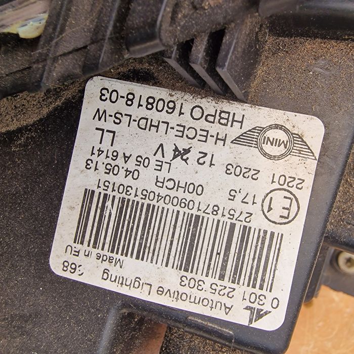 Mini Cooper 2013 ляв фар