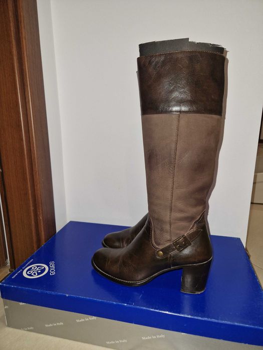 Cizme din piele dama