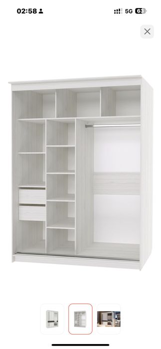 Купе шкаф для одежды