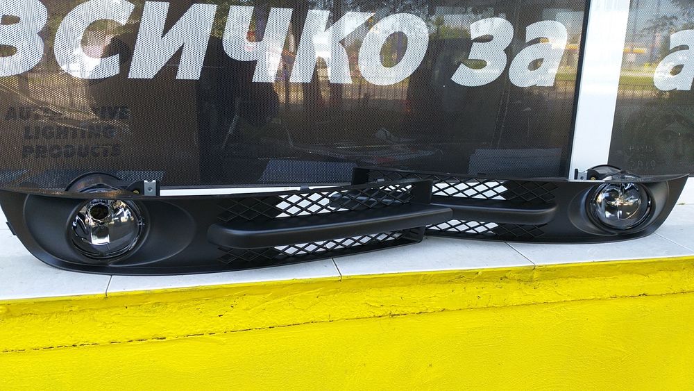 vw SHARAN решетки - броня стоп халоген Шаран халоген решетка