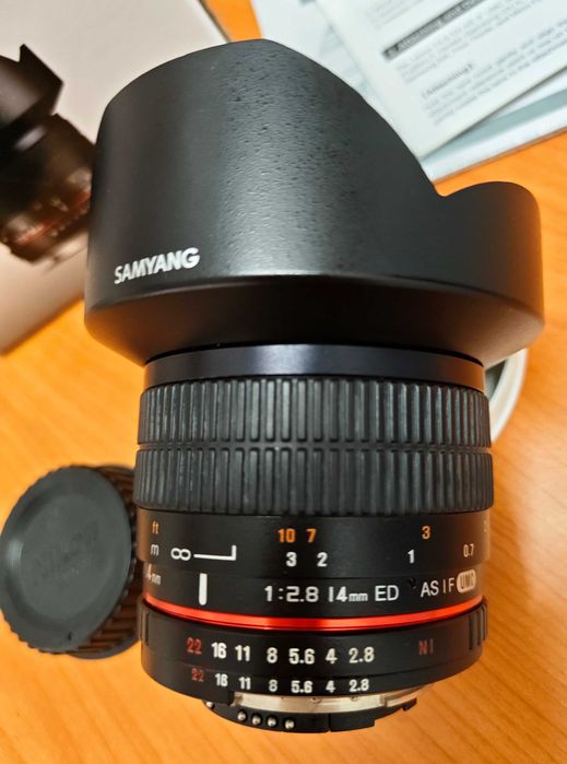 Samyang 14mm f/2.8 ED AS IF UMC pentru Nikon F