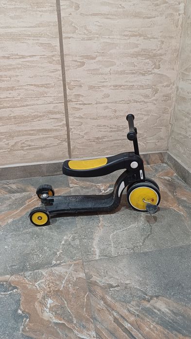 Самокат-беговел-велосипед трансформер