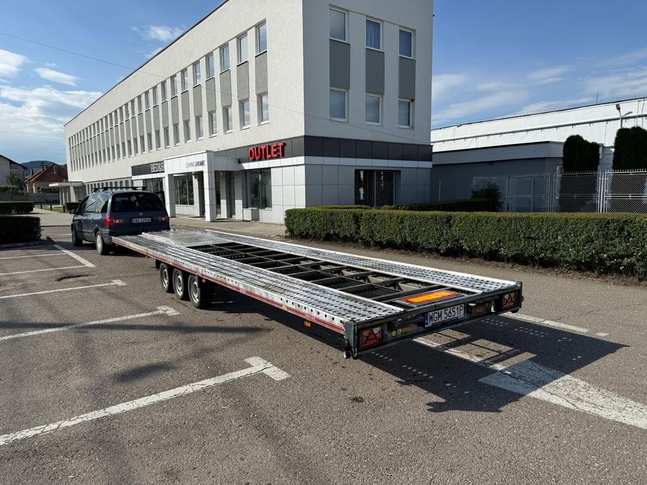 Platformă auto transport 2 mașini 8.6 m An 2021 RAR efectuat