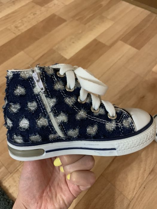 Джинсовые кеды Converse