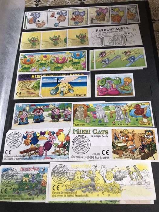 Ретро колекция от KİNDER стикери