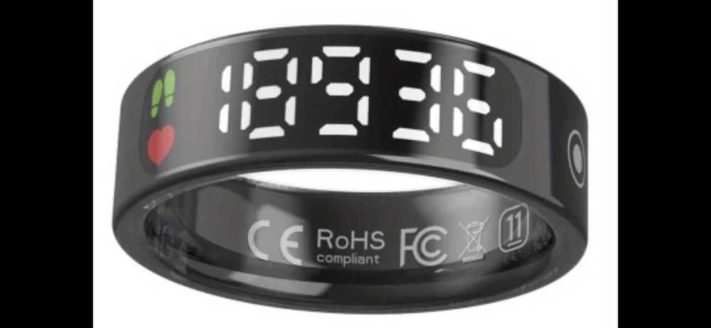 Smart Ring cu afisaj, Diametru =22.3 mm