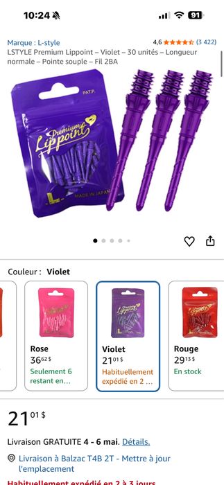 Premium Vârfuri de schimb din plastic pentru darts.