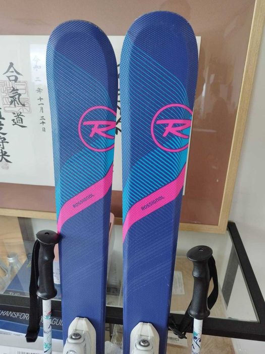 Ски ROSSIGNOL 128 см. + щеки 95 см.