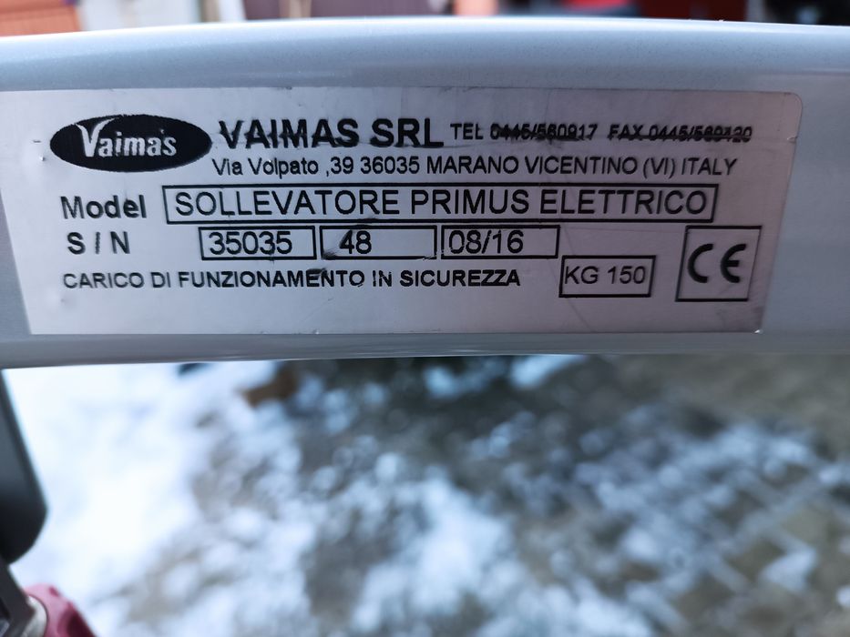 Dispozitiv ridicat bolnavi electric