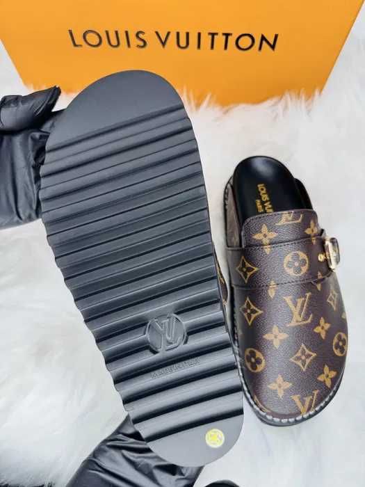 Papuci Louis Vuitton-piele naturala 100% premium prezentare completa