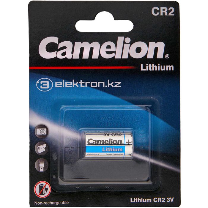 Батарейка CR2 Camelion ,элемент питания CR 2 купить в Астане