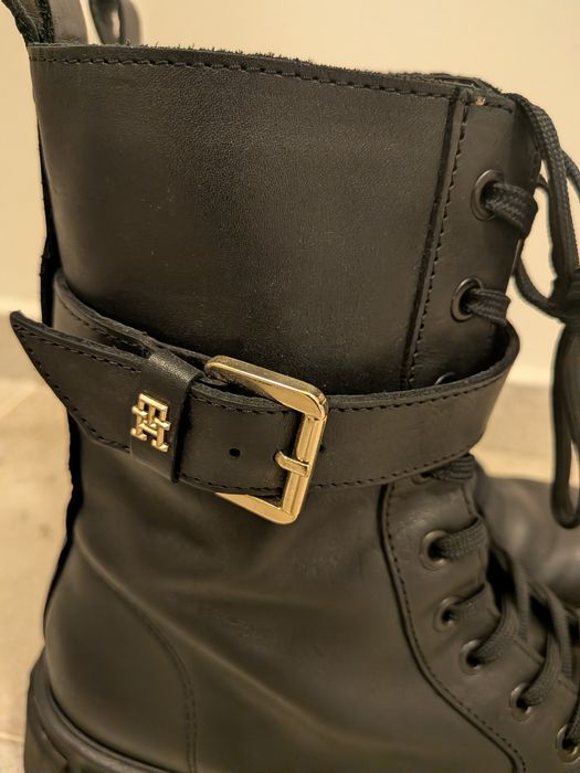 Дамски боти Tommy Hilfiger естествена кожа