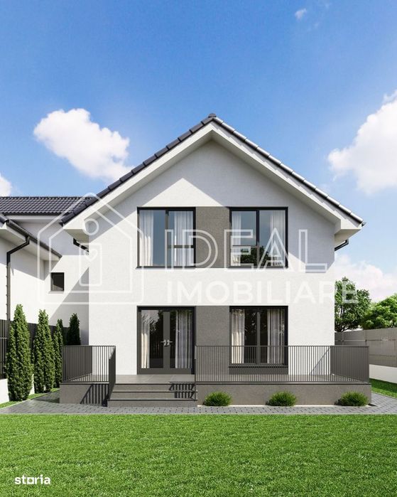 Casă individuală P + M – Șura Mare | 120 mp utili | 5 camere | Curte 2