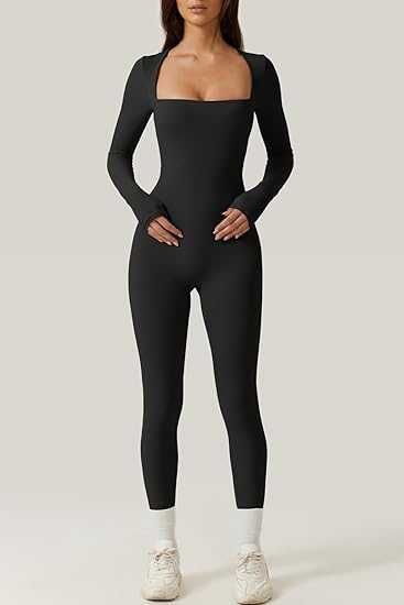 QINSEN Дамски секси еластичен гащеризон - НОВИ