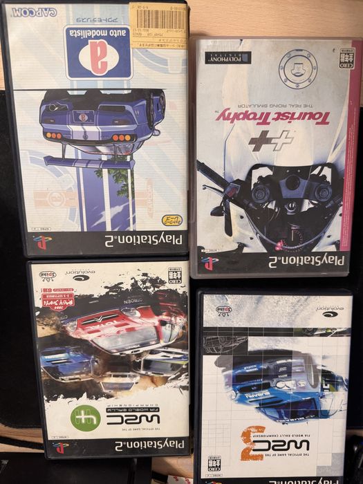 Гоночные игры для PS2 (Capcom / WRC / Tourist Trophy)