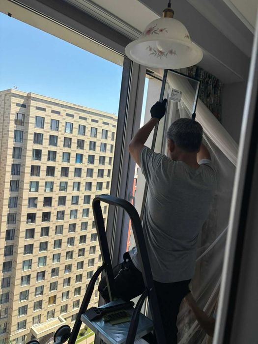 Замена стеклопакетов.