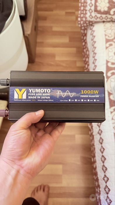 Yumoto инвертер. Преобразователь напряжения 12В-220В
