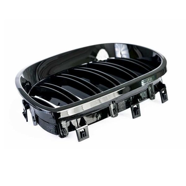 Двойни бъбреци решетки, BMW Е90, Е91, 08-11 г., черен гланц, фейслифт