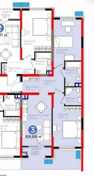 Продам квартиру NRG BI Sado Business 1 очередь