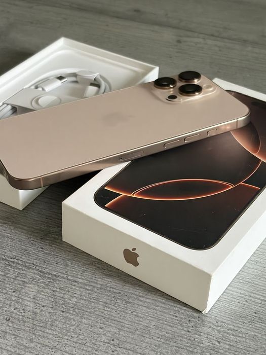 Iphone 16 pro max desert bateria 100% !