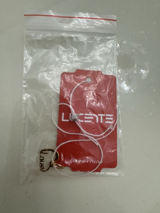 Кулон сердце серебро новый