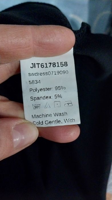 Платье женское черное