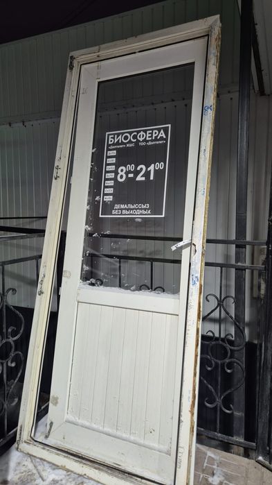 Пластиковая дверь