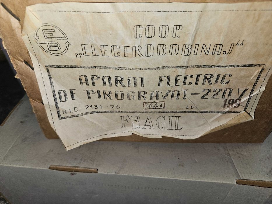 Aparat pirogravat nou