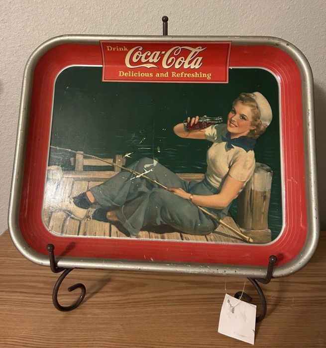 Винтажный Поднос Coca-Cola 1950-х годов