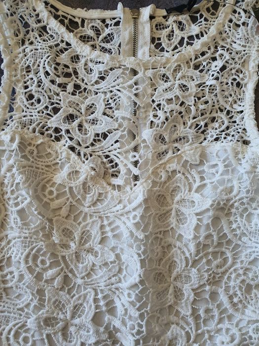 Rochie alba, ocazie, fete, 10 ,11, 12, 13 ani,  150/ 32/ XXS