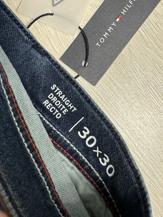 Blugi Albaștrii Drepți Tommy Hilfiger Bărbați