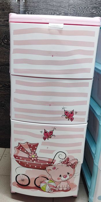 Комод детский пластиковый