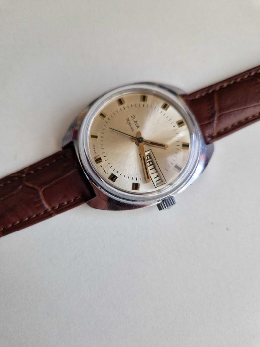 SLAVA, cal. 2428, ръчно нав-е, made in USSR, каса – 37мм