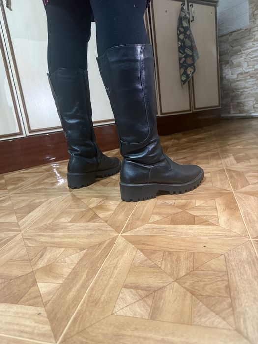 Сопоги зимние кожаные