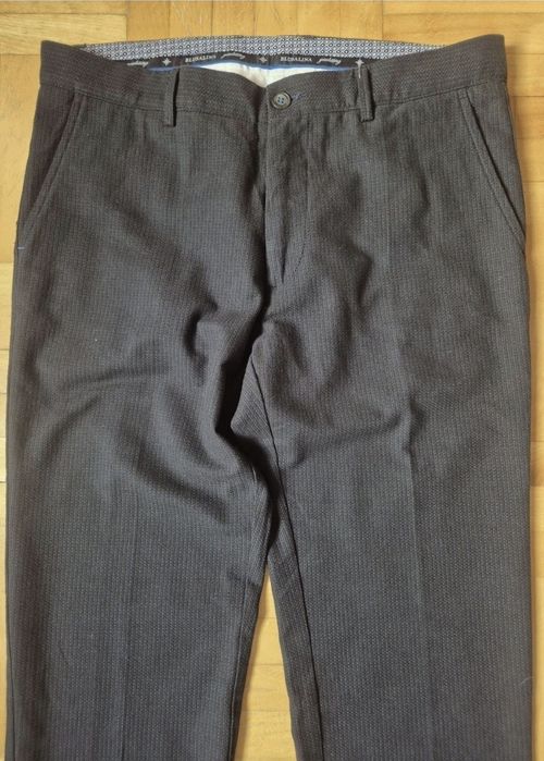 Pantaloni Premium Blusalina Slim Fit, Textură Groasă, Bărbați - 48