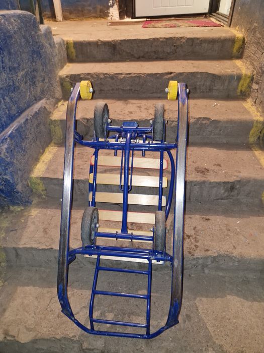 санки с колесами