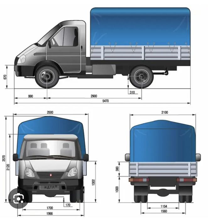 Обтекатель на Газель