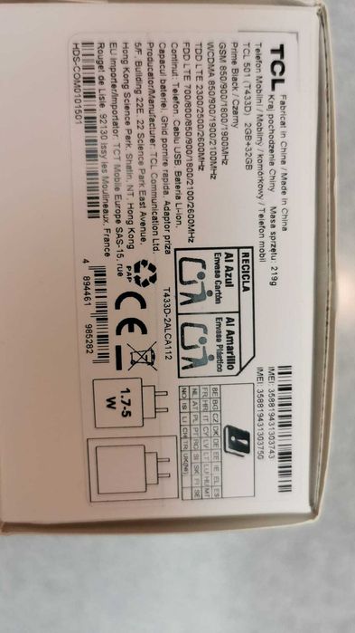 Vand telefon TCL 501